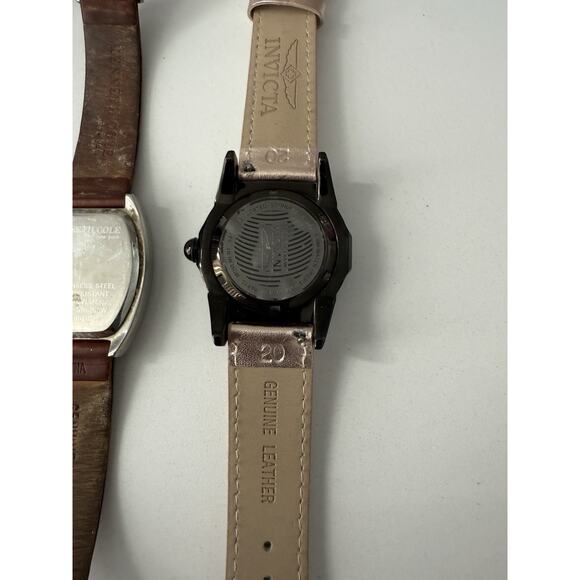 Lot of 3 Watches UNTESTED | Invicta Diamond + Kenneth Cole + Charles Raymond main image 10